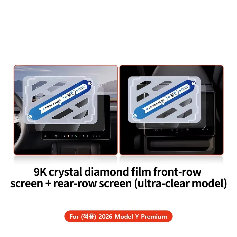 Universal Tesla Screen Protector for Model 3/Y (2024-2026) | All Generations Incl. Highland & Juniper