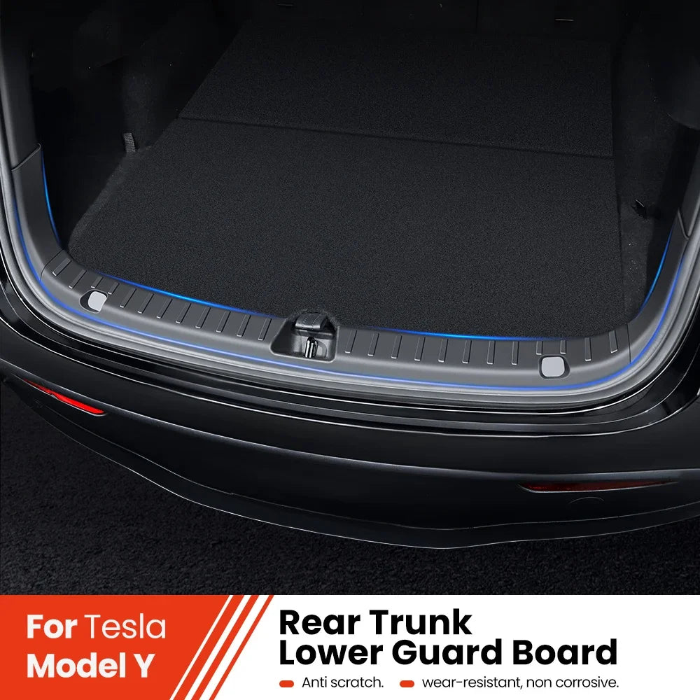 TPE Trunk Sill Protector for Tesla Model 3 & Model Y (2021-2026)