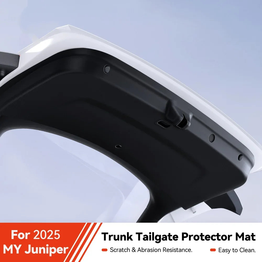 2025-2026 Tesla Model Y Juniper Trunk Tailgate Protector Mat | TPE Pad