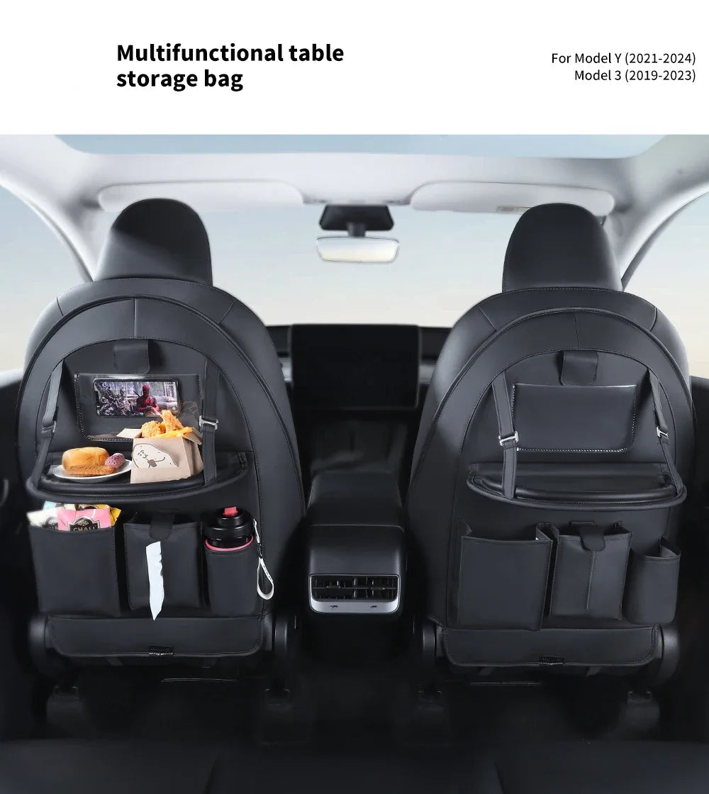 Tesla Model 3 Y Highland Juniper Seat Back Protector & Kick Mat