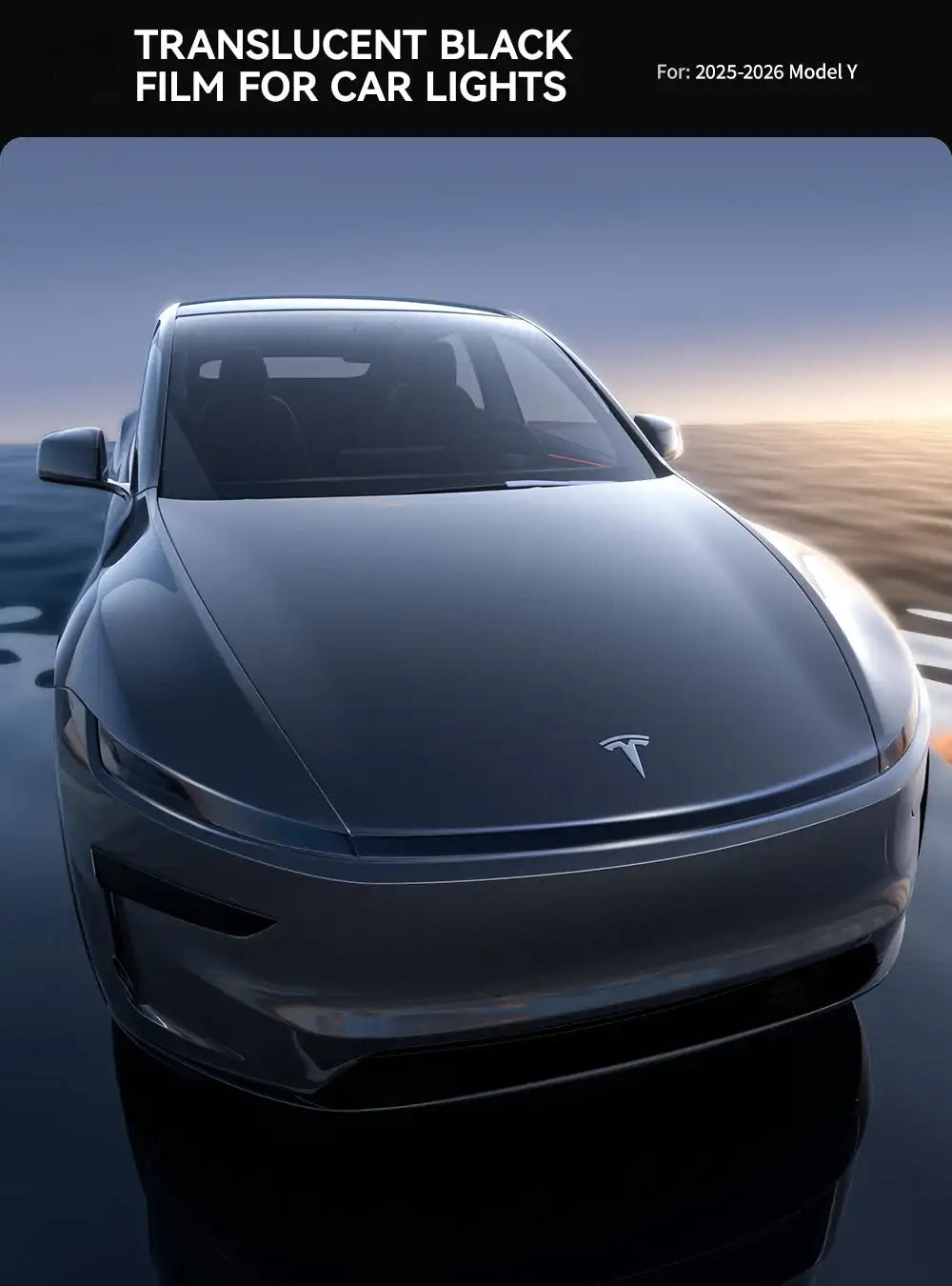 Tesla Model Y Juniper 2025-2026 Headlight & Foglight Protection Film