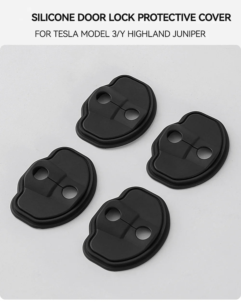 Tesarca Silicone Door Lock Cover for Tesla Model 3 Y Highland Juniper