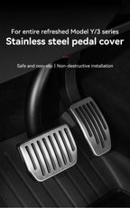 Tesla Model 3/Y (2019-2026) Performance Non-Slip Foot Pedal Covers