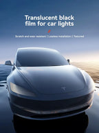 Tesla Model 3 Highland Smoked TPU Headlight Protection Film (2024+)
