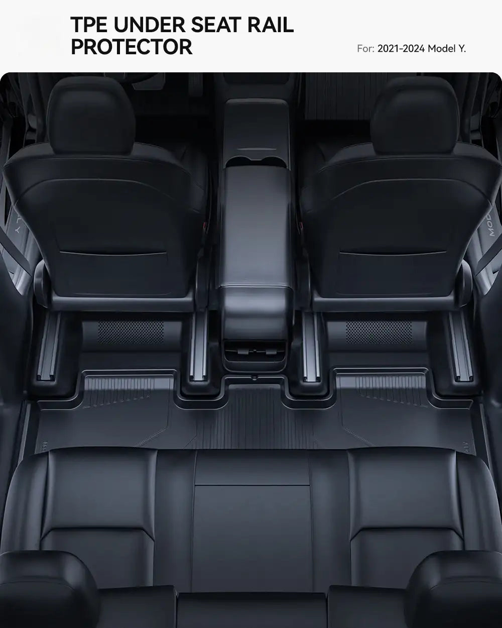 Tesla Model Y Under Seat Corner Guard Rail Protectors (2021-2026)