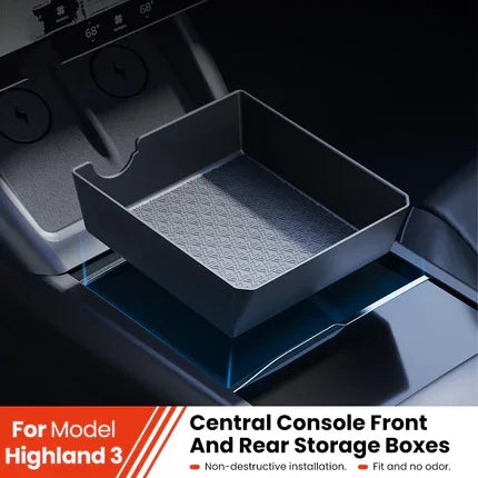 Tesla Model 3 Y Highland Center Console Under Storage Organizer Box