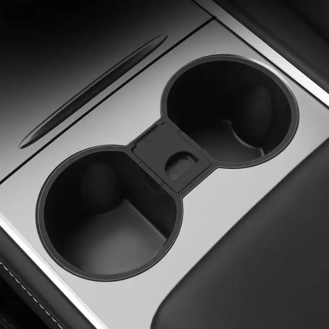 Tesla Model 3 Highland Y Juniper Cup Holder Insert Silicone Stand Hover Image