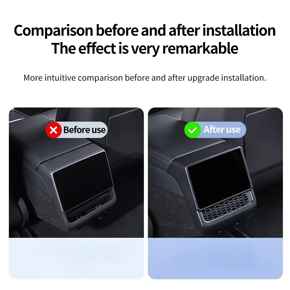 Tesla Model 3 Highland Rear Air Vent Protective Cover Anti-Blocking Grille