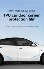 Tesla Model Y Juniper 2026 Door Edge Protection Film TPU Transparent