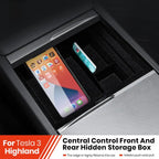 Tesla Model 3 Highland & Y Juniper Hidden Center Console Organizer