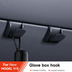 Hidden Glove Box Hook for Tesla Model 3 Highland Juniper & Model Y