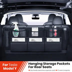 Tesla Model Y Juniper Rear Seat Trunk Hanging Storage Bag Organizer