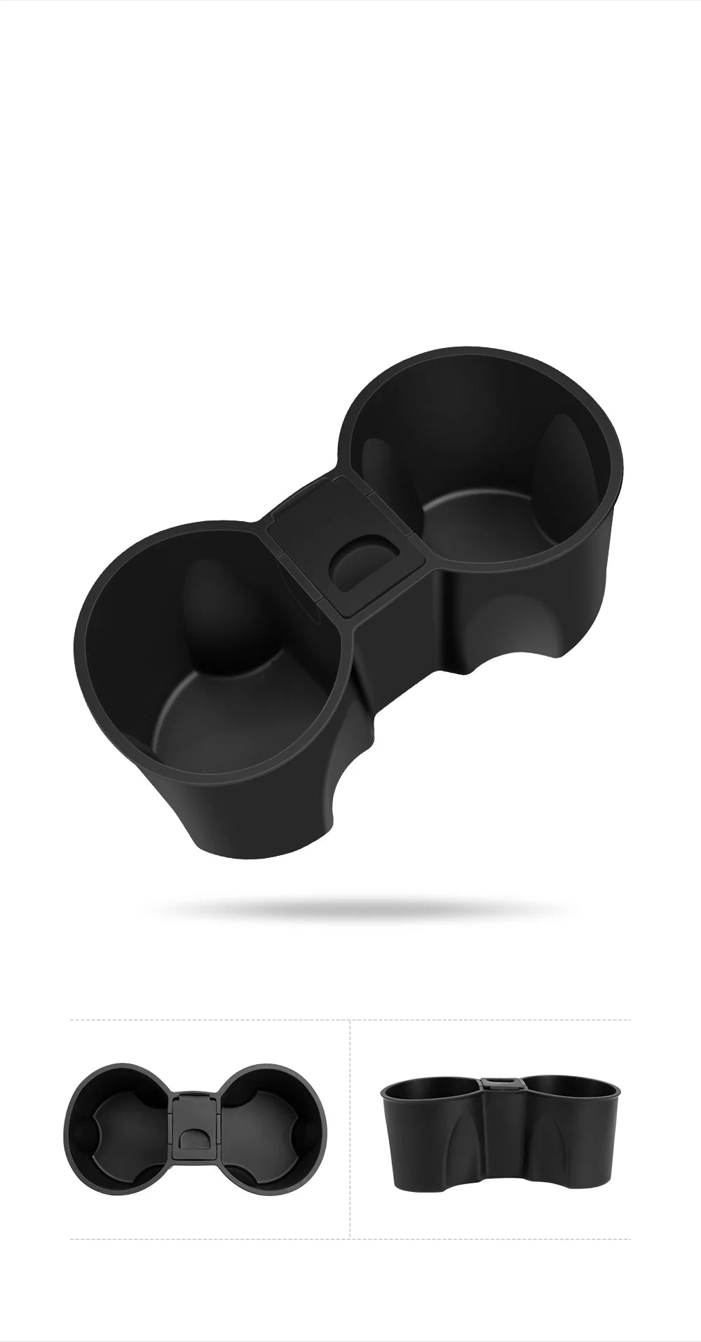 Tesla Model 3 Highland Y Juniper Cup Holder Insert Silicone Stand