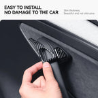 Tesla Model 3 Y Carbon Fiber Interior Door Button & Window Switch Trim