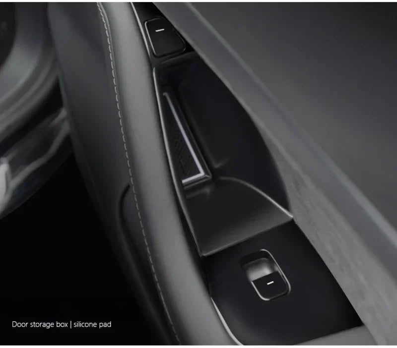 Door Handle Side Storage for Tesla Model 3 Y 2019-2023 Auto Armrest Box Tray Organizer Container Hidden Holder Car Accessories