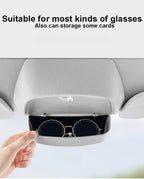 Car Glasses Case for Tesla Model Y Model 3 Highland 2017-2024+ Car Roof Sunglasses Storage Box Clip Roof Interior Accessories