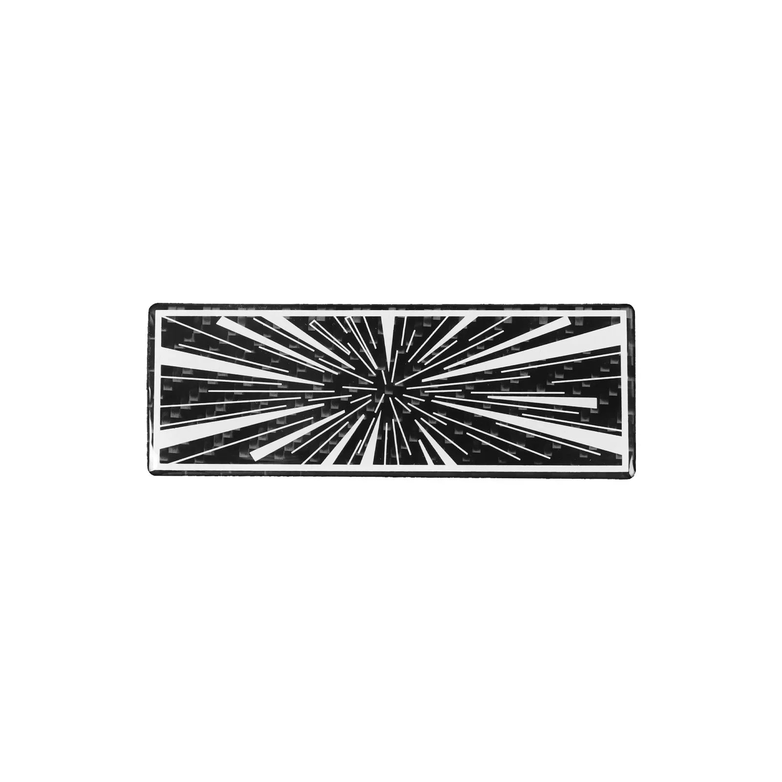 Vehicle Label Badge for Tesla Model 3/Y/S/X Juniper Tail Mark High Performance Creative Decor Real Carbon Epoxy Resin Sticker