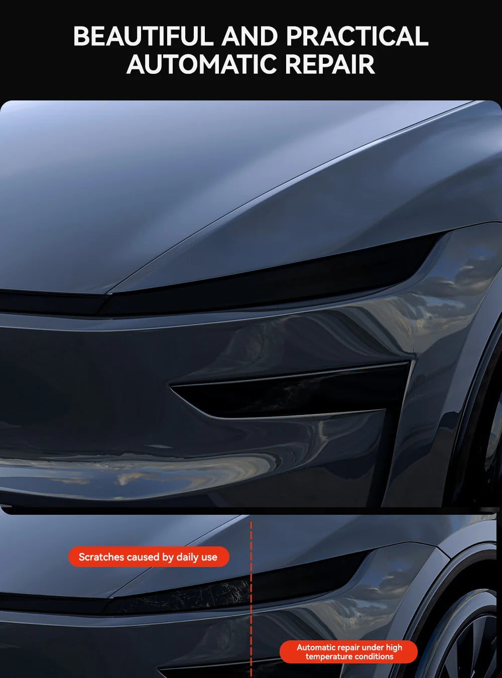 Tesla Model Y Juniper 2025-2026 Headlight & Foglight Protection Film
