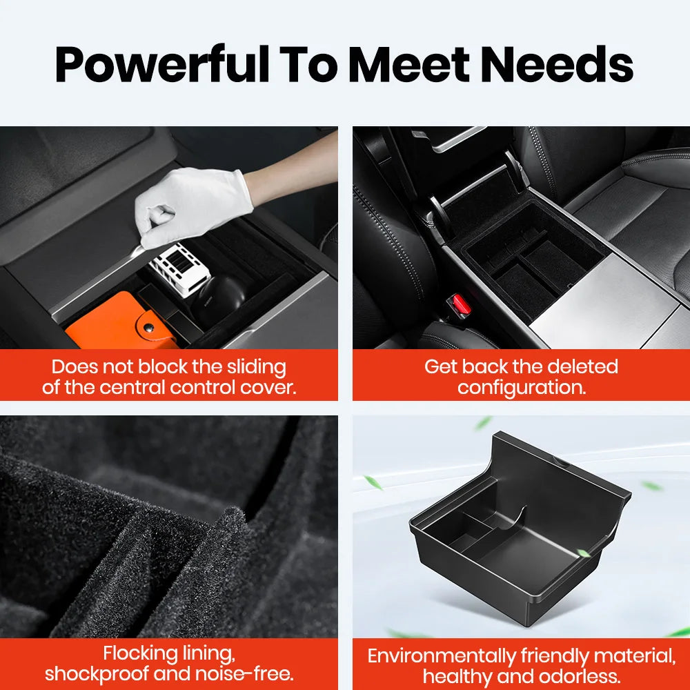 Tesla Model 3 Highland & Y Juniper Hidden Center Console Organizer