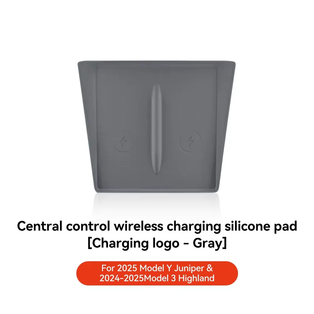 Tesla Model 3/Y (2021-2026) Silicone Wireless Charging Pad