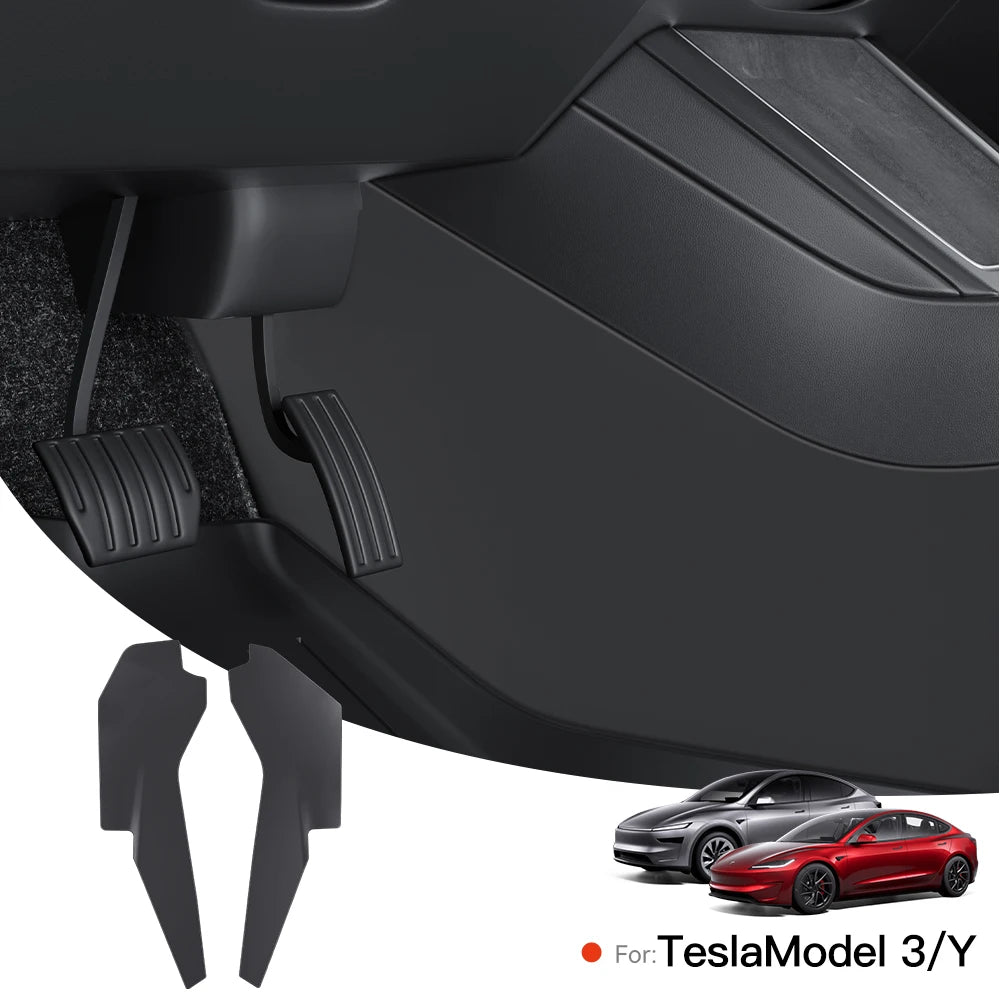 Tesla Model 3/Y TPE Center Console Side Anti-Kick Pads (2021-2026)