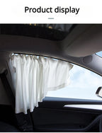 tesla model 3 highland 2024 Anti-uv Window Sunshade Side Window High-density Track Curtains for Camping Privacy Curtain