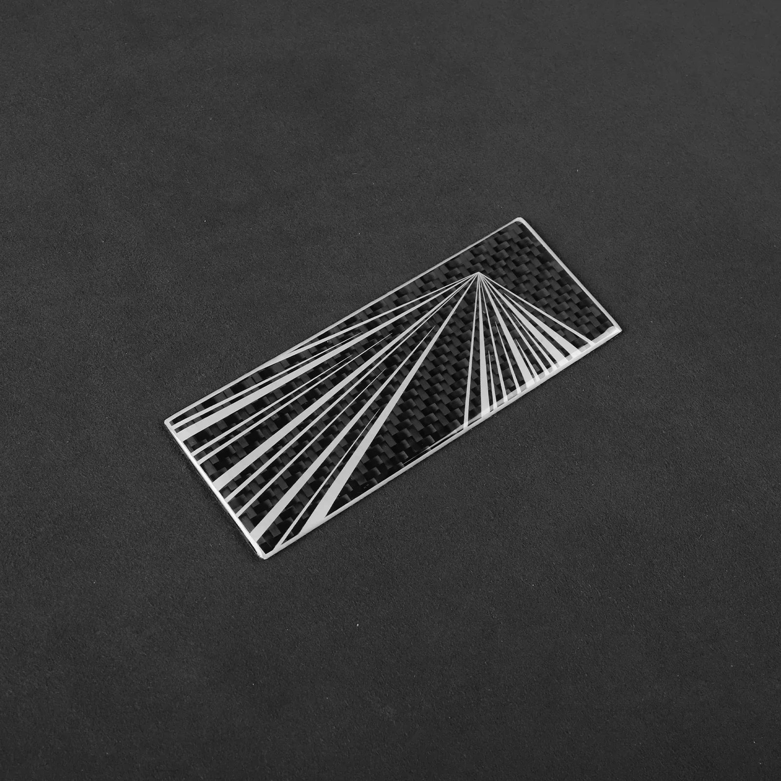 Vehicle Label Badge for Tesla Model 3/Y/S/X Juniper Tail Mark High Performance Creative Decor Real Carbon Epoxy Resin Sticker