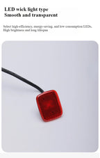 Tesla Model 3/Y/3 Highland Car Door Warning Light Auto Opening Door Anti-collision Sensor Strobe Flashing Alarm Signal Light