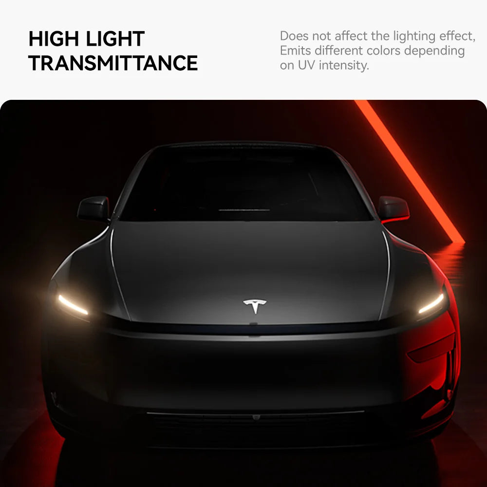 Tesla Model Y Juniper 2025-2026 Headlight & Foglight Protection Film