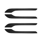 4Pcs/Set ABS Carbon Fiber Car Door Handle Wrap Cover Stickers Accessorie For Tesla Model Y Launch 2025 Model 3/Y/3 Highland 2024