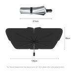 Tesla Model 3 Y Windshield Sunshade 360° Rotatable UV Ray Protector