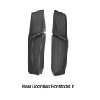 4Pcs Door Tray Organizer for Tesla Model Y Juniper Model 3 2017-2025+ Accessories Door Slot Tray Organizer Door Side Storage Box