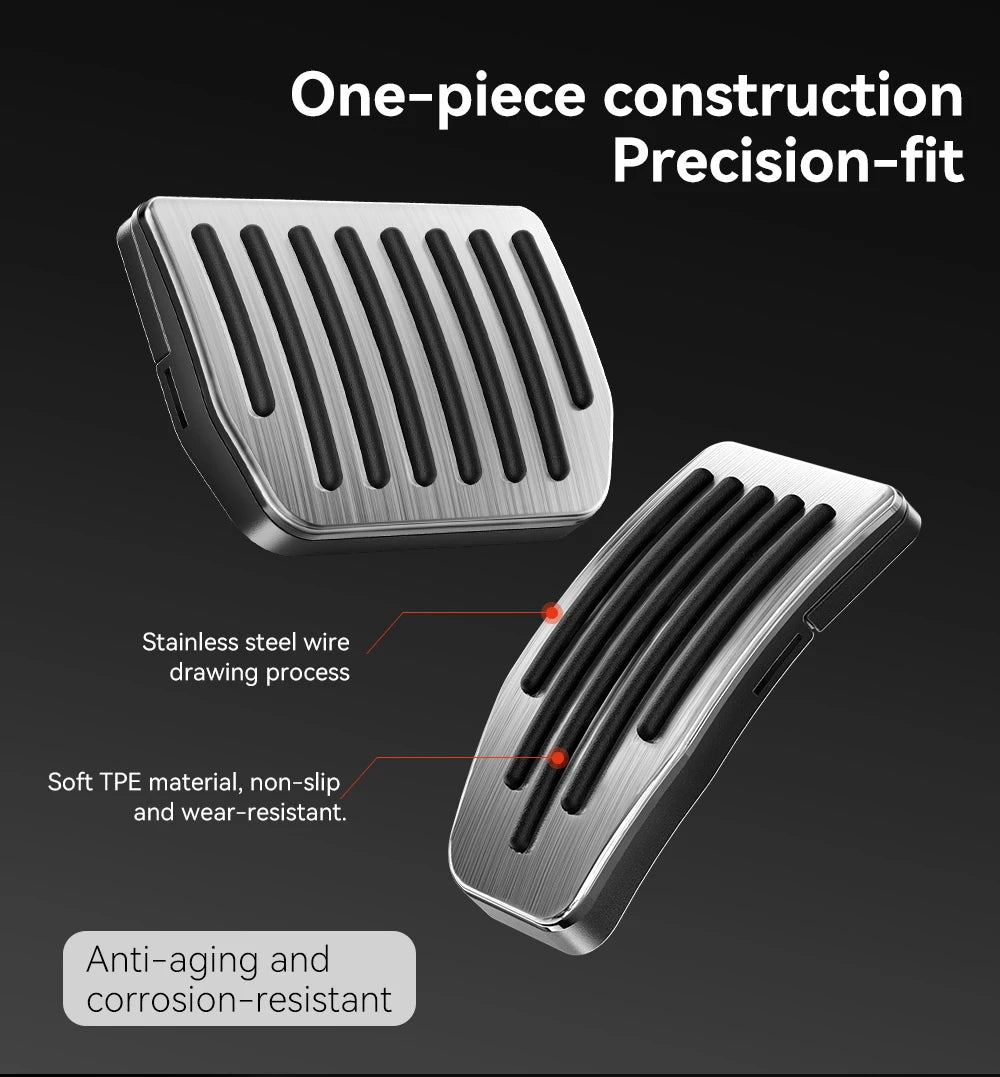 Tesla Model 3/Y (2019-2026) Performance Non-Slip Foot Pedal Covers