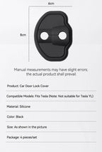Tesarca Silicone Door Lock Cover for Tesla Model 3 Y Highland Juniper