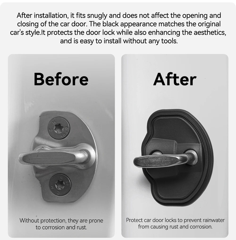 Tesarca Silicone Door Lock Cover for Tesla Model 3 Y Highland Juniper