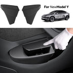 Front Door Storage Trash Can for Tesla Model Y Juniper 2025 Car Door Storage Box Multi Functional Storage Box Car Accessories
