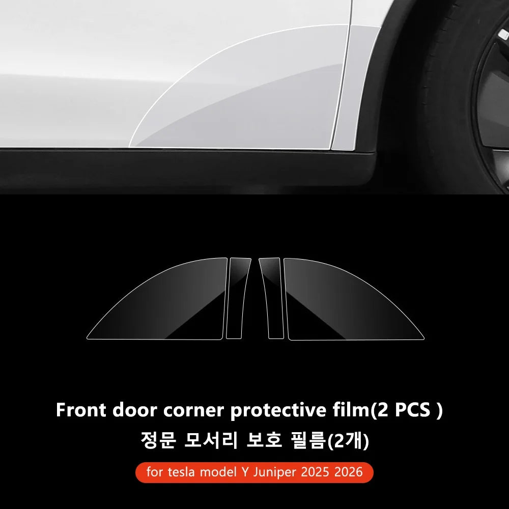 Tesla Model Y Juniper 2026 Door Edge Protection Film TPU Transparent