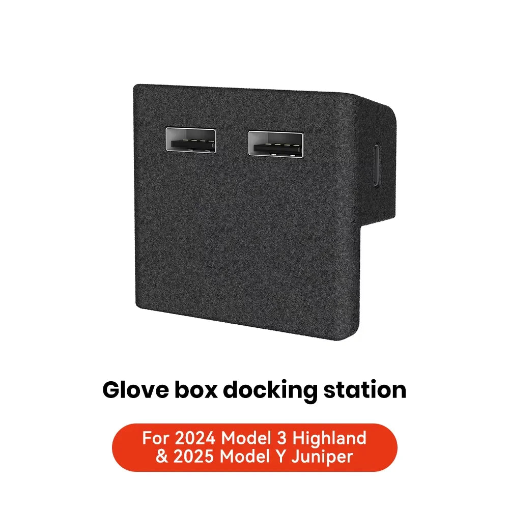 Tesla Model 3 Highland Model Y Juniper Glove Box Organizer Drawer