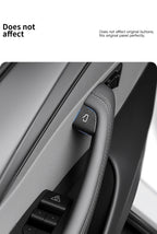Tesarca Suede Door Button Cover for Tesla Model 3 Y Highland Juniper