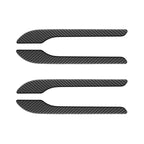 4Pcs/Set ABS Carbon Fiber Car Door Handle Wrap Cover Stickers Accessorie For Tesla Model Y Launch 2025 Model 3/Y/3 Highland 2024