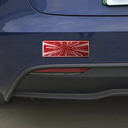 Vehicle Label Badge for Tesla Model 3/Y/S/X Juniper Tail Mark High Performance Creative Decor Real Carbon Epoxy Resin Sticker