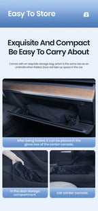 Tesla Model 3 Y Windshield Sunshade 360° Rotatable UV Ray Protector