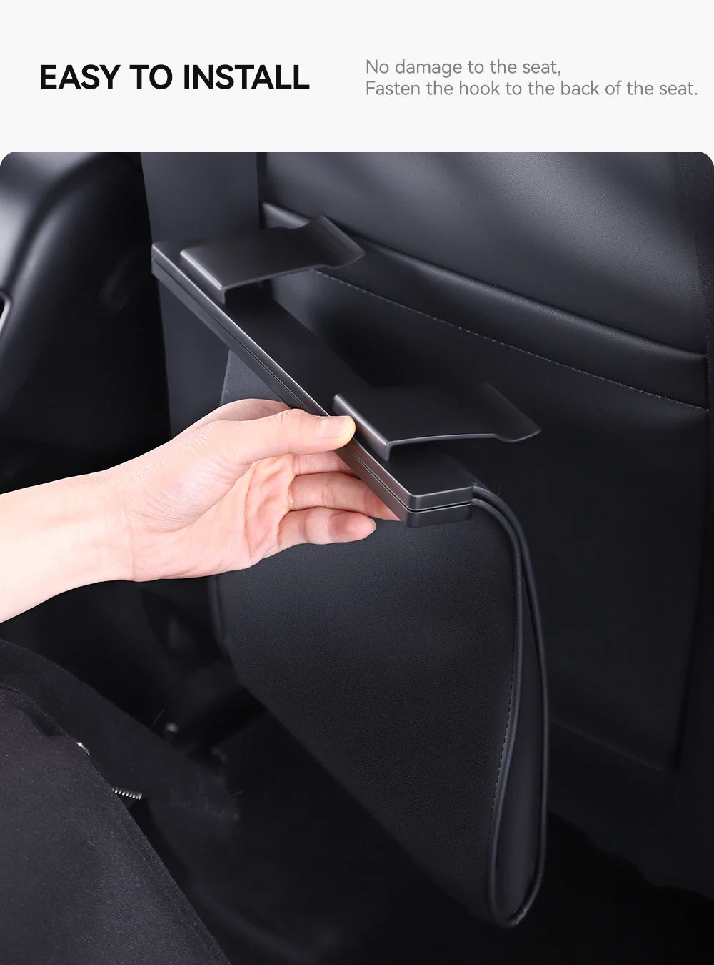 Tesla Model 3 Y Highland Rear Seat Back Trash Can Storage Bag