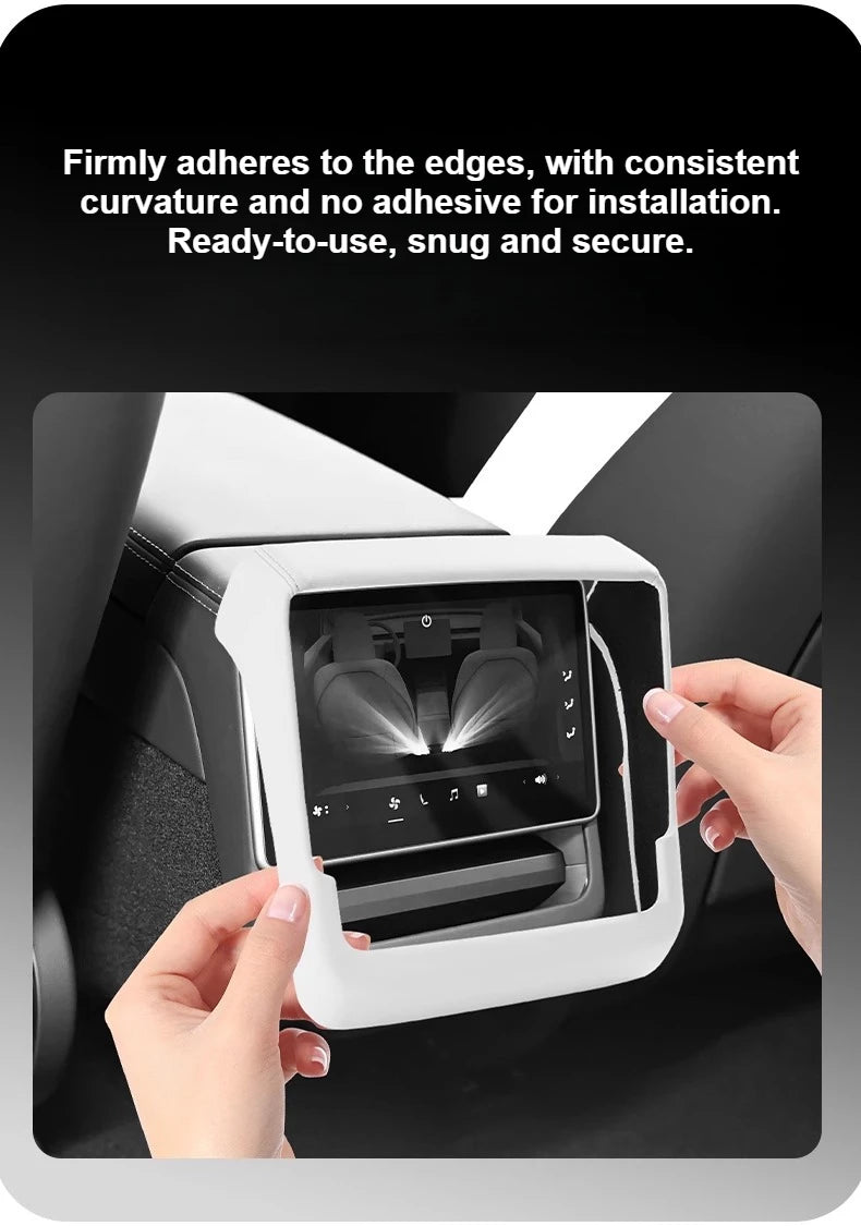 Tesla Model 3 Model Y Juniper 2025 Up Rear Screen Frame Armrest Box Cover Pad Ventilation Mask Protector Cover Accessories