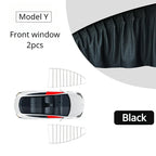 tesla model 3 highland 2024 Anti-uv Window Sunshade Side Window High-density Track Curtains for Camping Privacy Curtain