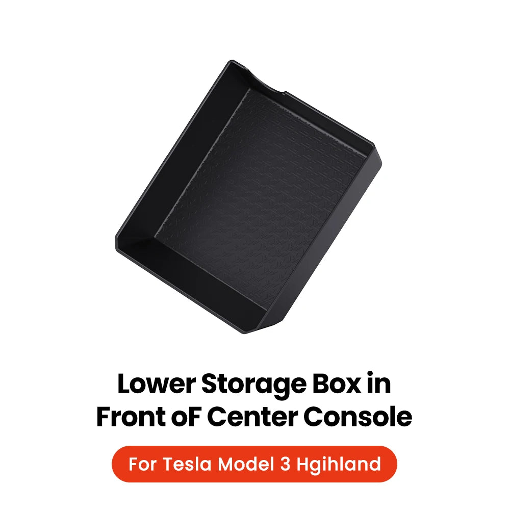 Tesla Model 3 Y Highland Center Console Under Storage Organizer Box