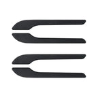 4Pcs/Set ABS Carbon Fiber Car Door Handle Wrap Cover Stickers Accessorie For Tesla Model Y Launch 2025 Model 3/Y/3 Highland 2024