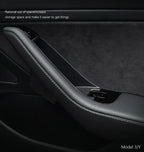Door Handle Side Storage for Tesla Model 3 Y 2019-2023 Auto Armrest Box Tray Organizer Container Hidden Holder Car Accessories
