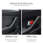 Door Handle Side Storage for Tesla Model 3 Y 2019-2023 Auto Armrest Box Tray Organizer Container Hidden Holder Car Accessories