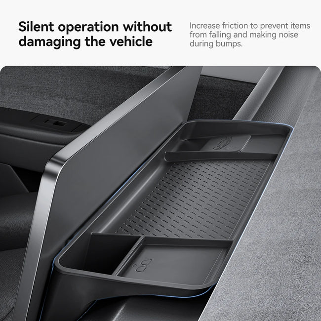 Tesla Model 3 Highland / Y Juniper Rear Screen Hidden Storage Box & Tissue Tray Main Image